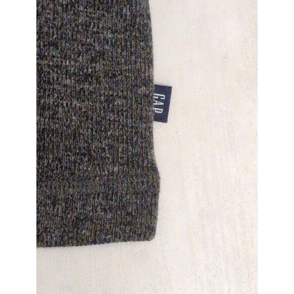 Gap Men's Half Zip Pullover Mock Neck Grey Sweater Long Sleeve Small - Picture 7 of 7